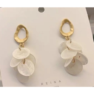 MOTHER OF PEARL DROP EARRINGS