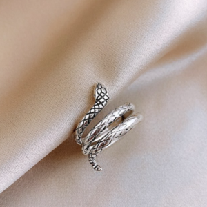 ALLOY SNAKE OPEN RING