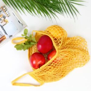 PASTEL STRING NETBAG [#HONEY YELLOW]