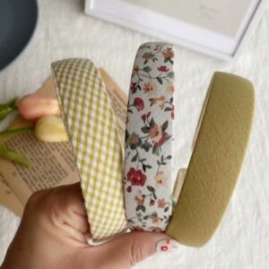 VINTAGE PASTEL HAIRBAND [#YELLOW]