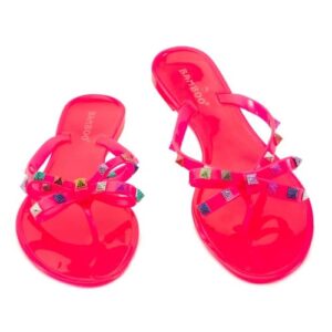 BAMBOO WOMENS ORIGINAL THONG RHINESTONE SANDALS [#SIZE :38]