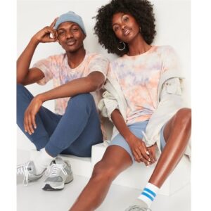 VINTAGE TIE-DYE POCKET GENDER-NEUTRAL T-SHIRT [#S]
