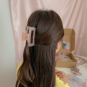 TRANSPARENCY RECTANGLE CLIP [#APRICOT]