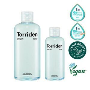 Torriden Dive In Low Molecular Hyaluronic Acid Toner 400ML SET [#Jumbo size]