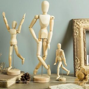 WOODEN MODEL MOVABLE LIMBS DOLL