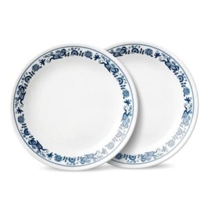 CORELLE LIVINGWARE OLD TOWN BLUE PLATE SET [#SAMLL 2P]