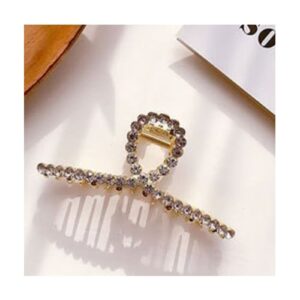 VINTAGE METAL HAIR CLAW CLIP [#DIAMANTE]