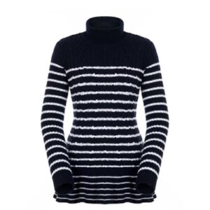 Fantom Golf⛳️ FLARE HEM STRIPE KNIT LONG SLEEVE [#S]