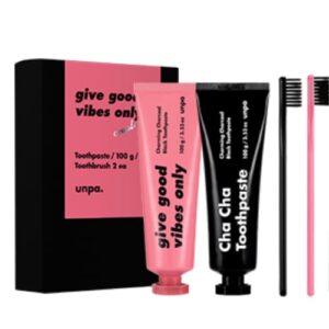 Cha Cha BLACK PINK TOOTHPASTE SET