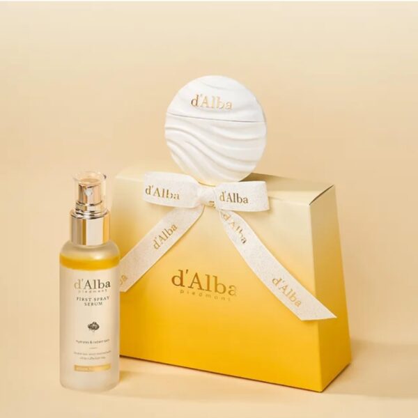 d'Alba White Truffle First Spray Serum 100ML Set (+Nourishing Hand Cream + Suncream Keyring) - Image 2