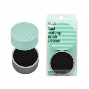 Dual make up brush cleaner