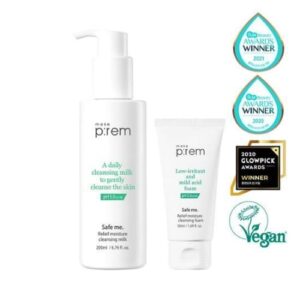 Makeprem Safe Me Relief Moisture Cleansing Milk SET