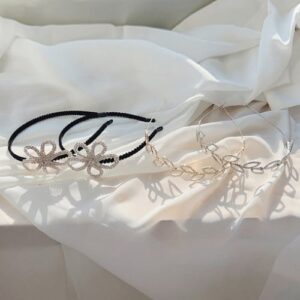 Rhinestone Flower Hairband [#4 Type]