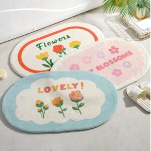Flower cutie mini rug [#Cherry blossomes]