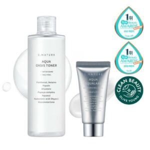 Snature Aqua Oasis Toner 300ML & Cream 30ml SET [#Jumbo size]