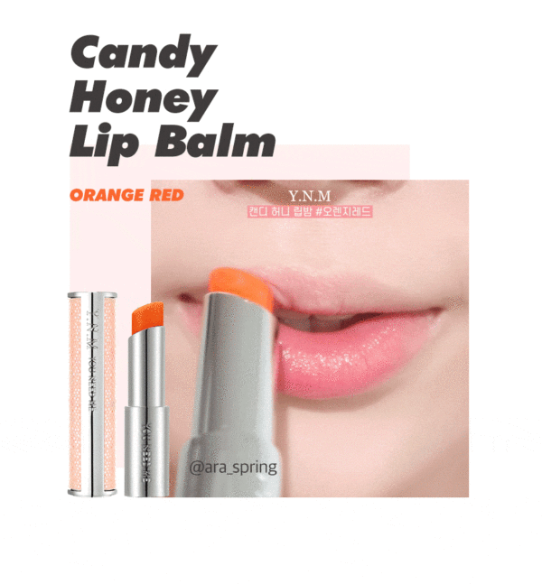 Candy Honey lip balm [#Orange red] - Image 7