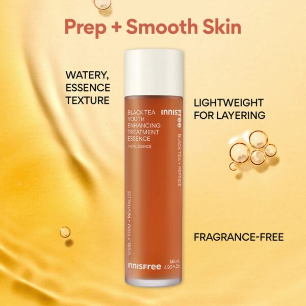 INNISFREE Black Tea Youth Enhancing Treatment Essence 75ML - Image 2
