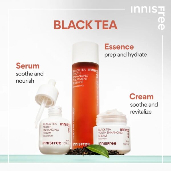 INNISFREE Black Tea Youth Enhancing Treatment Essence 75ML - Image 5