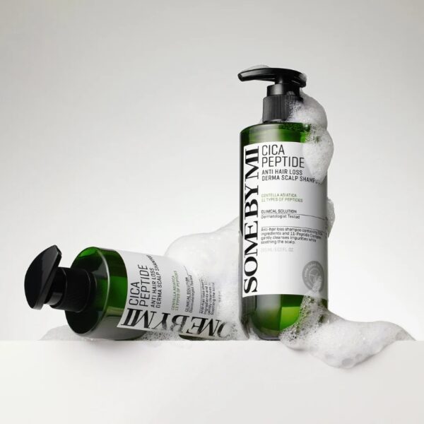 Some by Mi Cica Peptide Anti Hair Loss Derma Scalp Shampoo - Image 2