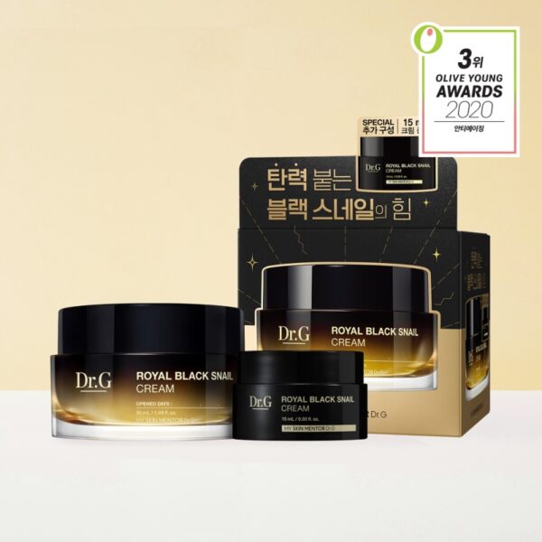 Dr.G Royal Black Snail Cream 65ml Set