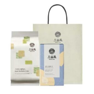 OSULLOC Honey Pear Tea & Green Tea Waffles Set