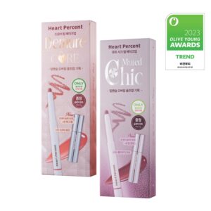Heart Percent Dot On Mood Lip Pencil (+Glow Tint mini) [#2 Colors]