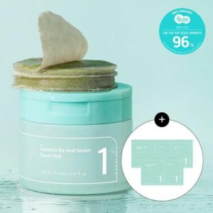 Numbuzin No. 1 Centella Re-leaf Green Toner 80Pads Set