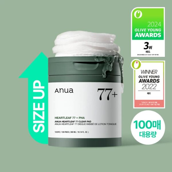 Anua Heartleaf 77 Clear Pad 100P [#Jumbo size]
