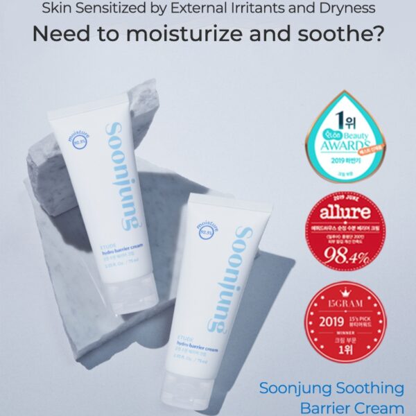 ETUDE Soonjung Hydro Barrier Cream 75mL Trio Set - Image 2