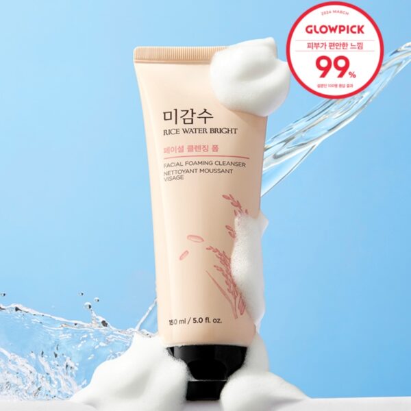 THE FACE SHOP Rice Water Bright Foaming Cleanser - Image 6