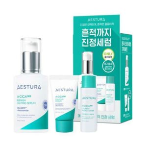 AESTURA A-Cica 365 blemish calming serum SET [#Jumbo Size]