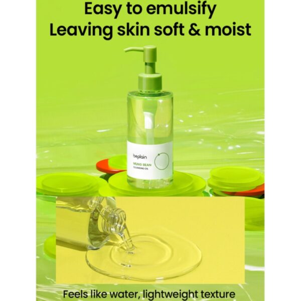beplain Mung Bean Cleansing Oil 200mL + 50mL Special Set - Image 3