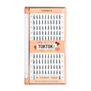 TOKTOK HARA Bold Eyelashes 100pcs [#D 0.07-11mm]