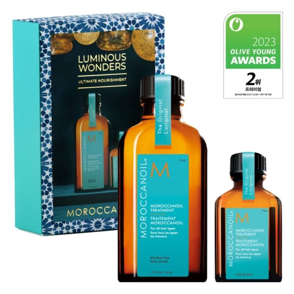 Moroccanoil Treatment Original Luminous Wonders Set (FOR ALL HAIR TYPES)