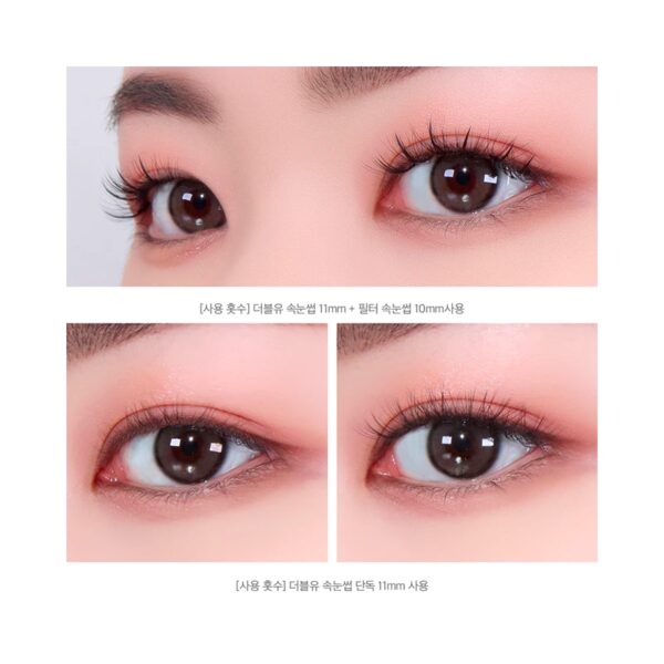 TOKTOK HARA W Eyelash 9/10/11mm Mix 64pcs(+Eyelash Glue+tweezer) - Image 5