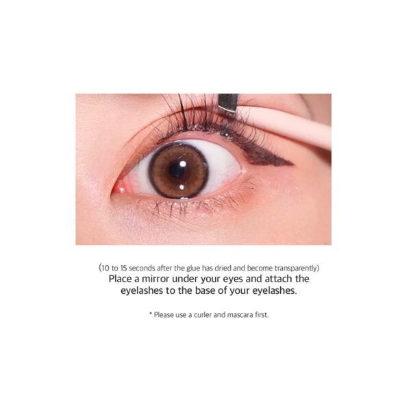 TOKTOK HARA W Eyelash 9/10/11mm Mix 64pcs(+Eyelash Glue+tweezer) - Image 8
