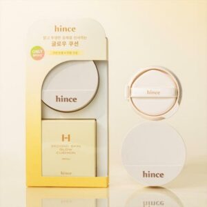 Hince Second Skin Glow Cushion SPF 50+PA++++(+Refill+mini Cushion+2 Puffs) [#2 Colors]