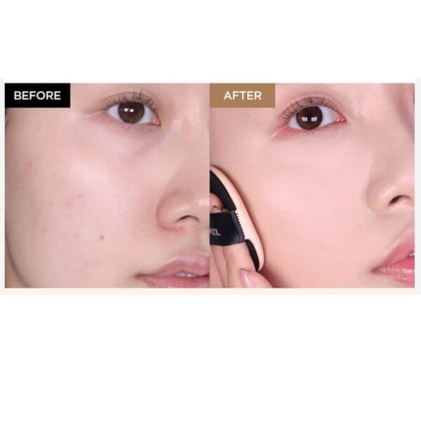 JUNGSAEMMOOL Skin Nuder Cover Layer Cushion Special Set [#17 FAIR LIGHT]] (+Refill + Lip pression + 2 Puffs) - Image 5