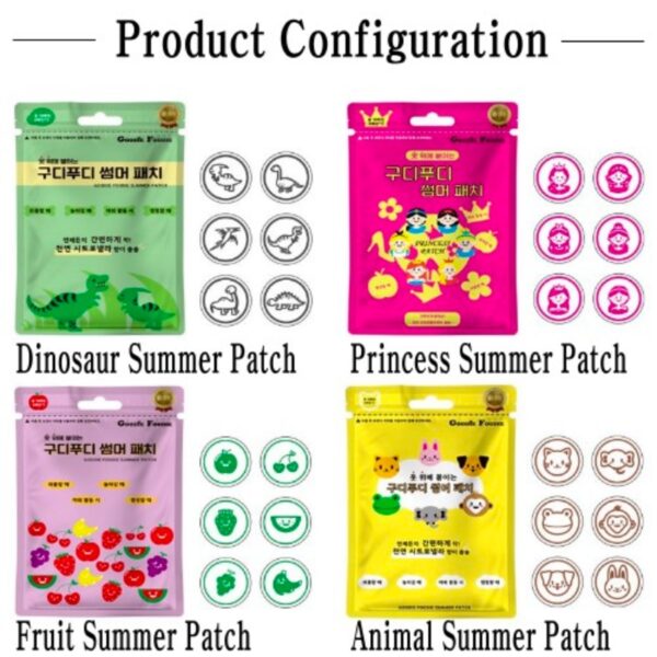 Goodie Foodie Summer Patch Sticker [18EA] #Mosquito Repellent - Image 2