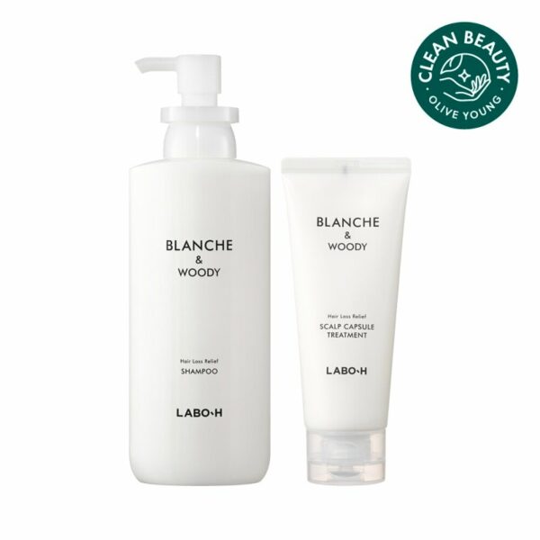 Labo-h Hair Loss Relief Scalp Strenthening Blanche & Woody Shampoo Special Set - Image 2
