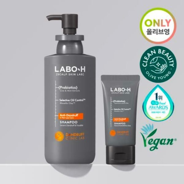 LABO-H Hair Loss Care Shampoo Dandruff Clinic Severe Dandruff & Trouble Set