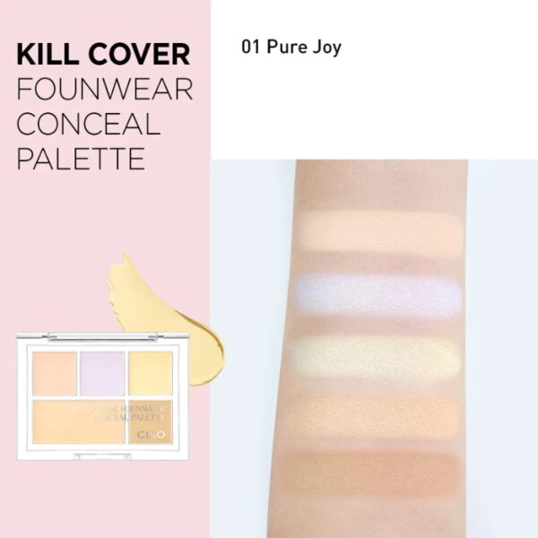 Clio Kill Cover Founwear Conceal Palette [#01 Pure Joy] - Image 3