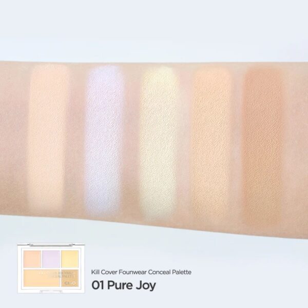 Clio Kill Cover Founwear Conceal Palette [#01 Pure Joy] - Image 7