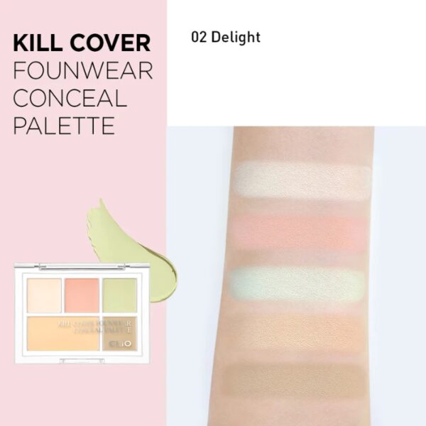 Clio Kill Cover Founwear Conceal Palette [#01 Pure Joy] - Image 4