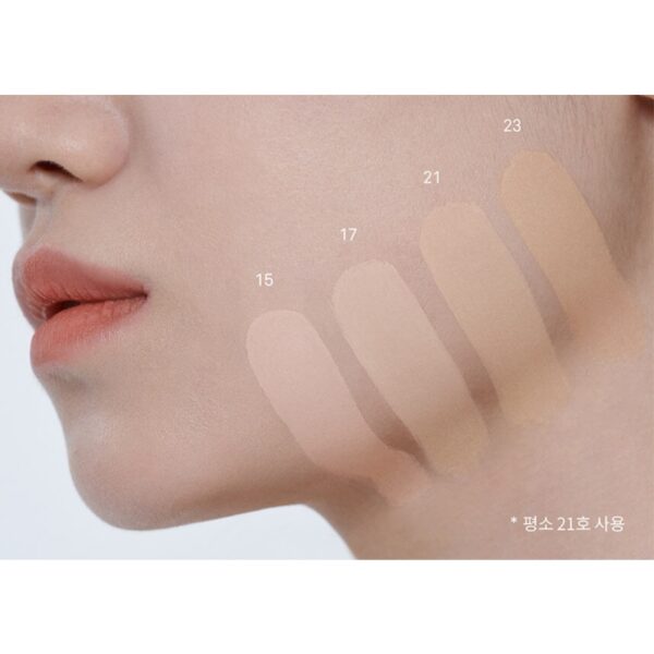 Hince Second Skin Mesh Matte Cushion [#23 SAND] (+Refill+Mini Concealer) - Image 8