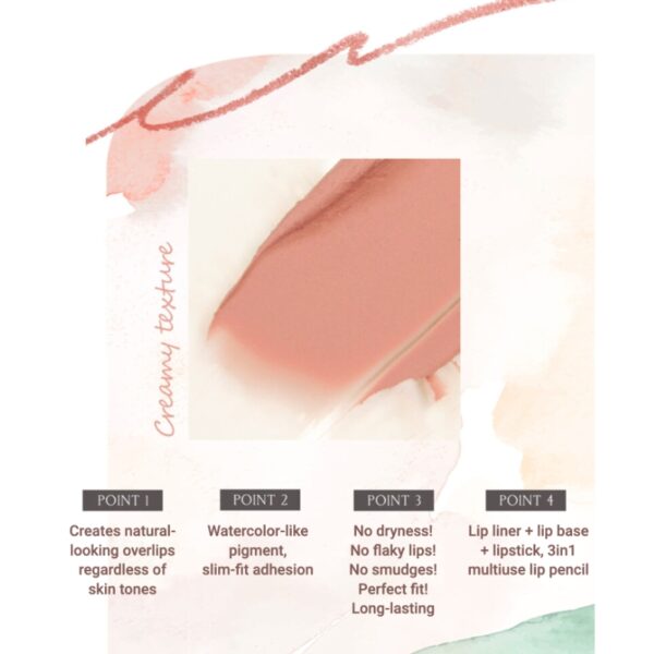Heart Percent Dot On Mood Lip Pencil [#4 Colors] - Image 5