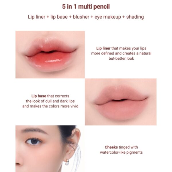 Heart Percent Dot On Mood Lip Pencil [#4 Colors] - Image 6