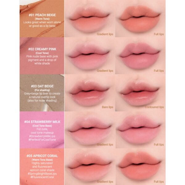 Heart Percent Dot On Mood Lip Pencil [#4 Colors] - Image 9