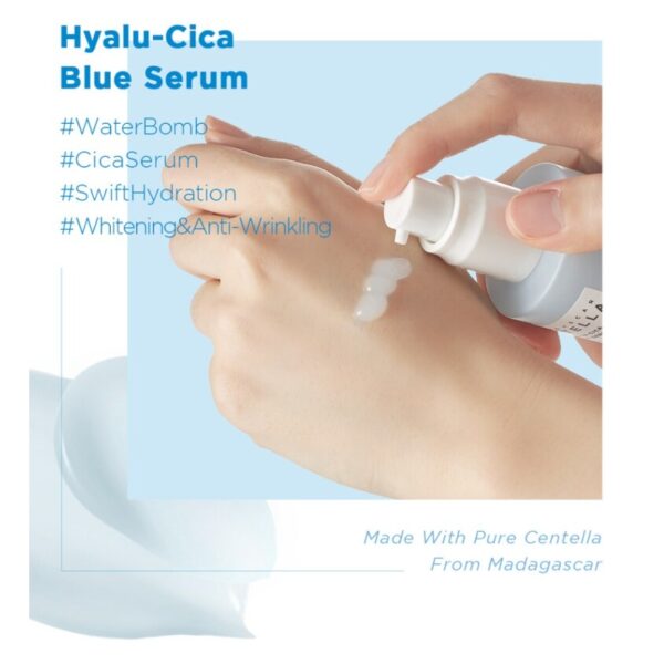 SKIN1004 Madagascar Centella Hyalu-Cica Blue Serum - Image 6