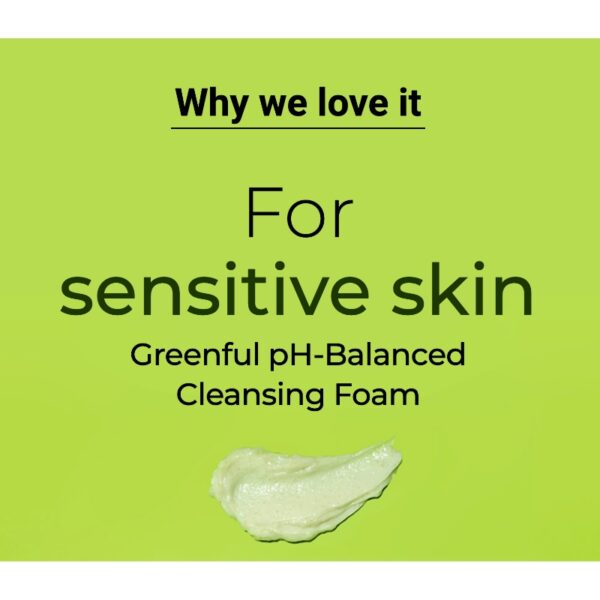 Beplain Mung Bean pH-Balanced Cleansing Foam 200ml Set (+Peeling Gel 15ml) - Image 3